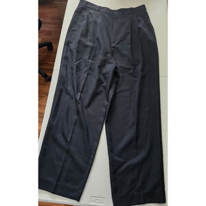 Briggs New‎ York Dark Blue Flat Front Pants - Size 14